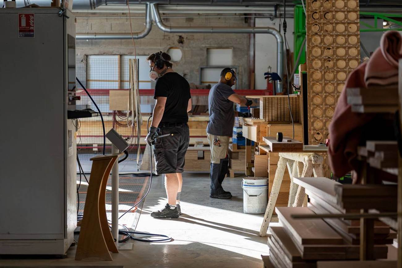 Le Bâtiment Menuisier — atelier de menuiserie, reportage Studio VingTrois