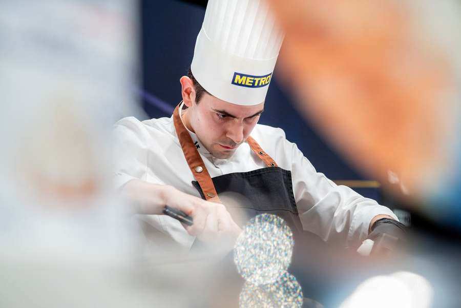 Chef de l'Équipe de France en pleine action
