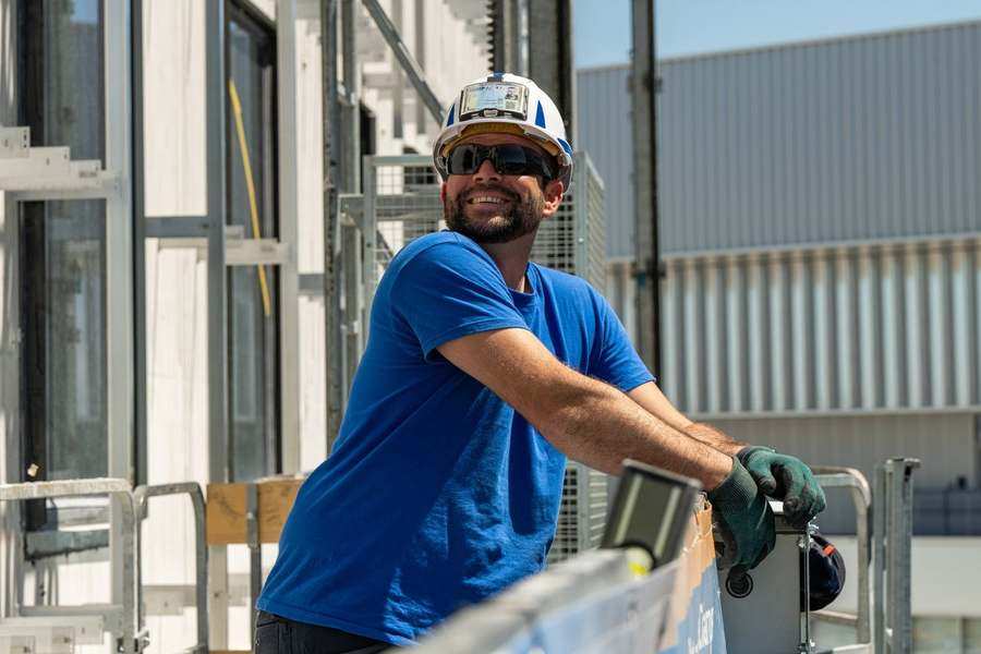 Détail d'exécution sur un chantier Soprema