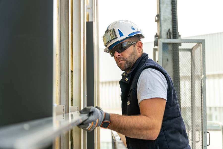 Vue d'ensemble du chantier Soprema